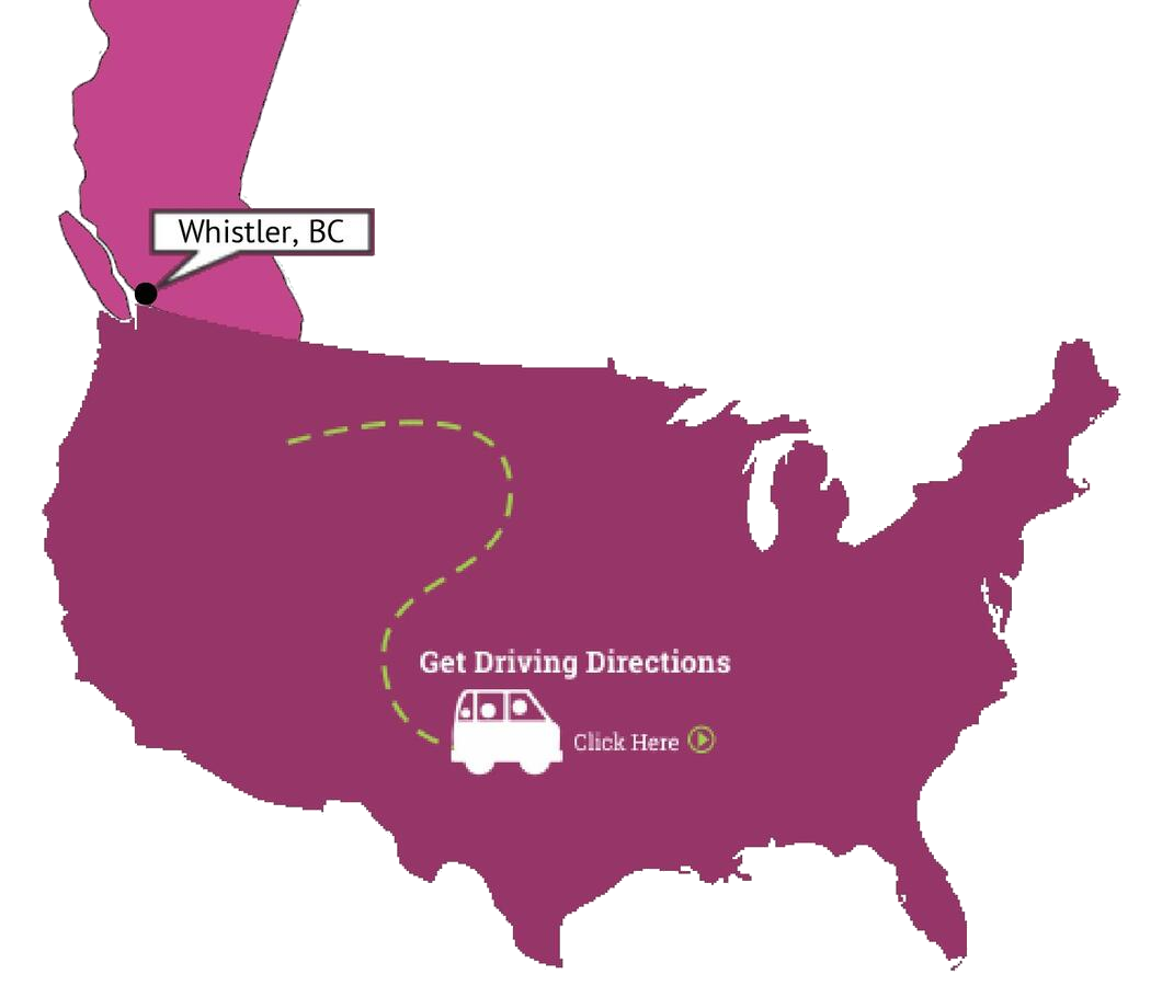 Whistler BC Canada Dance Camp Map